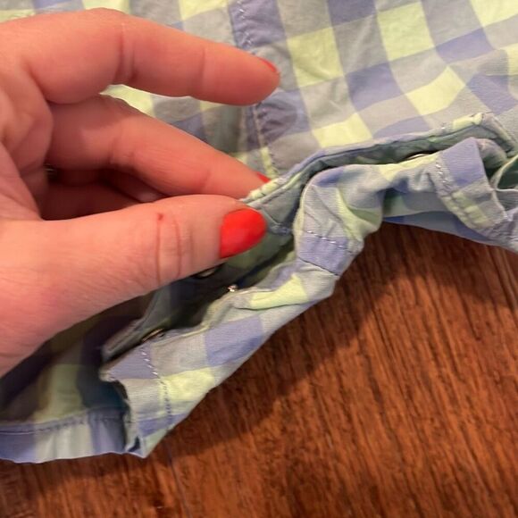 Baby gap plaid preppy rompers one piece size 0-3 and 3-6 months - Picture 4 of 11